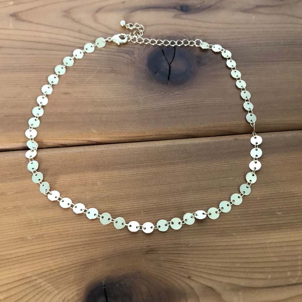 American Eagle Gold Choker Necklace